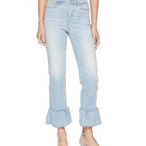 PAIGE Jeans - HOXTON HIGH-RISE-Pearl Ruffle